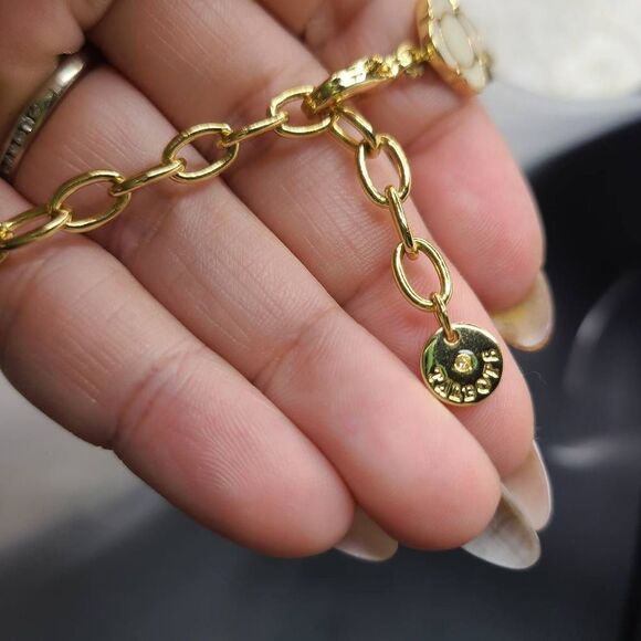 Talbots Multi Color Rainbow‎ Enamel Flower Necklace - Picture 3 of 3